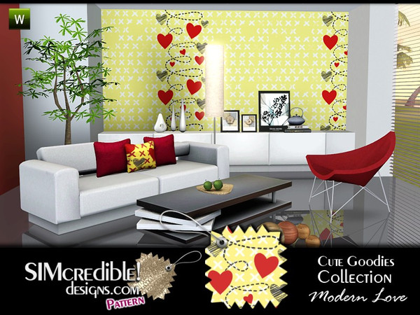 Sims 3 — Modern Love by SIMcredible! — Hope your sims enjoy this funny Pattern by SIMcredibledesigns.com =)
