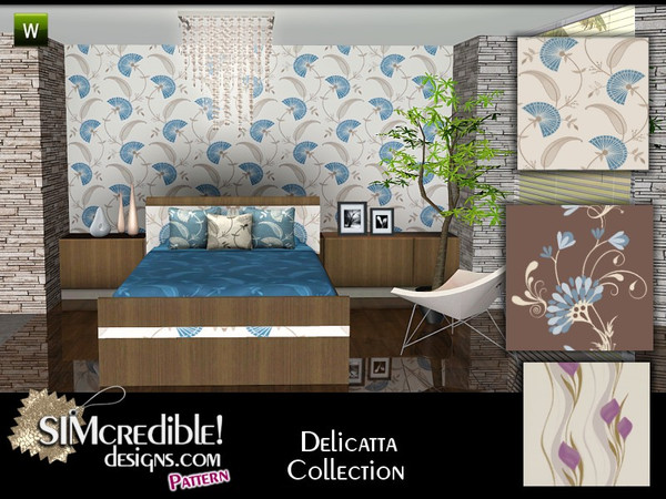 Sims 3 — Delicatta collection by SIMcredible! — Patterns with a touch of delicacy for your sims ^^ by