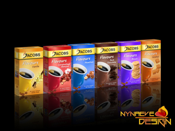 Sims 3 — Jacobs Flavours by NynaeveDesign — This set contains the 6 variation of Jacobs Flavours. It is possible to