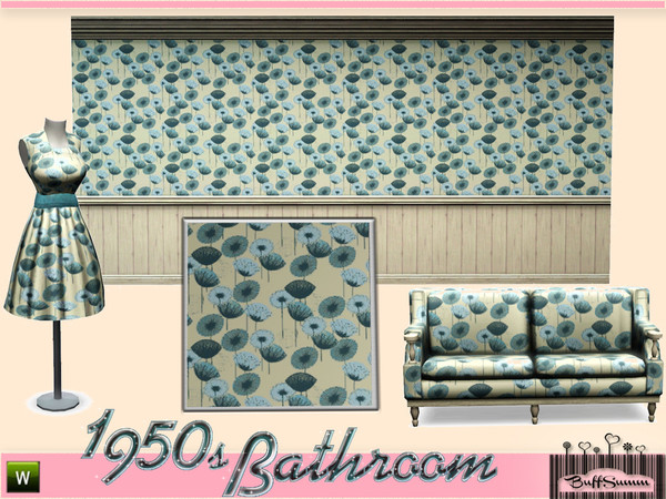 Sims 3 — 1950s Dandelion by BuffSumm — Part of the *1950s Bathroom* ***TSRAA***
