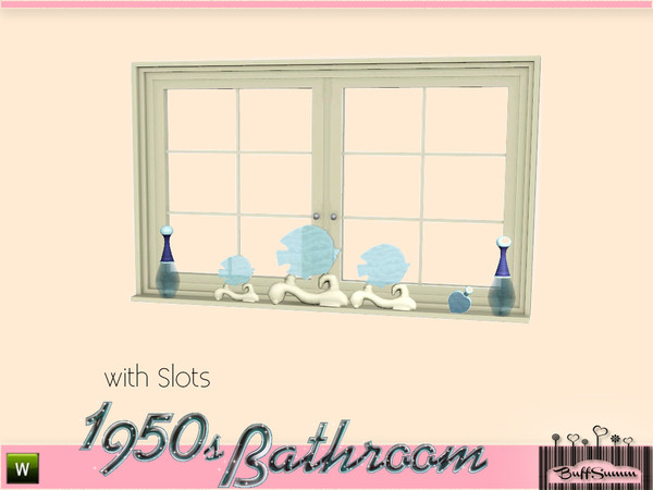 Sims 3 — 1950s Bathroom Window F by BuffSumm — Part of the *1950s Bathroom* ***TSRAA***