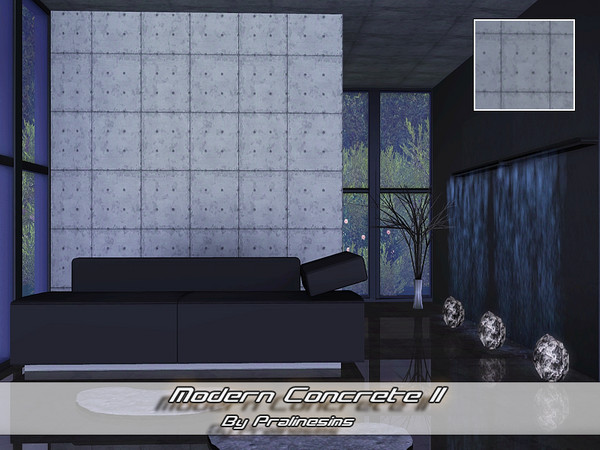 Sims 3 — Modern Concrete II by Pralinesims — By Pralinesims under: Masonry