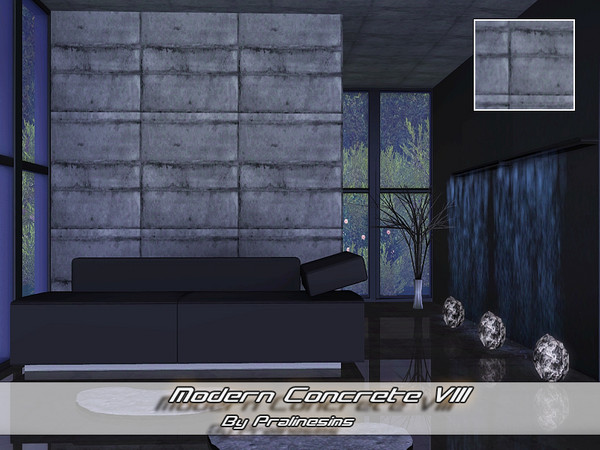 Sims 3 — Modern Concrete VIII by Pralinesims — By Pralinesims under: Masonry