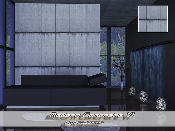 Sims 3 — Modern Concrete VI by Pralinesims — By Pralinesims under: Masonry
