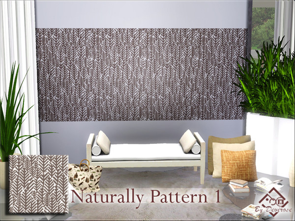 Sims 3 — Naturally Pattern 1 by Devirose — Soft elegant pattern.Base Game Compatible,no need EP,Enjoy^^