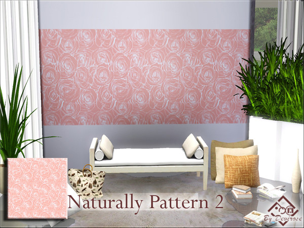 Sims 3 — Naturally Pattern 2 by Devirose — Soft elegant pattern.Base Game Compatible,no need EP,Enjoy^^