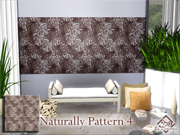 Sims 3 — Naturally Pattern 4 by Devirose — Soft elegant pattern.Base Game Compatible,no need EP,Enjoy^^