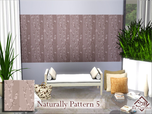 Sims 3 — Naturally Pattern 5 by Devirose — Soft elegant pattern.Base Game Compatible,no need EP,Enjoy^^