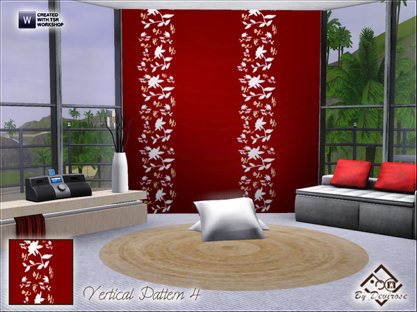 Sims 3 — Vertical Pattern 4 by Devirose — Pattern by vertical lines and lovely fantasies,base game compatible,no need