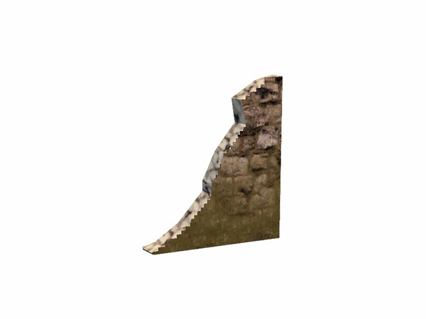 Sims 3 — Window Hole (slope from the right) by Cyclonesue — Totally ruined! Make nasty holes in your walls - holes your