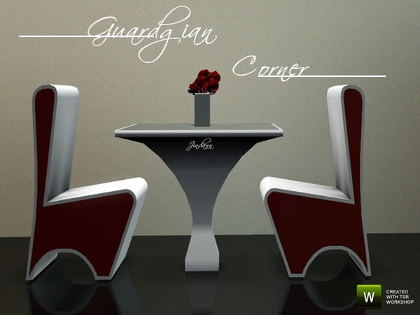 Sims 3 — Guardgian Corner by Jindann — This dining set is classy, modern, and beautiful. grab it for your Simmies! It has