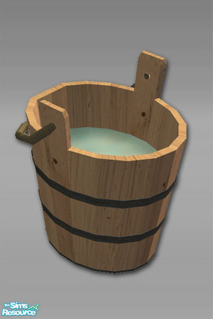 Sims 2 — Gaol House - Bucket Toilet - Mesh by Shakeshaft — Part of a collection set of themed items to create an Olde