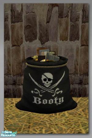 Sims 2 — Booty Loot - Mesh by Shakeshaft — Part of a themed set of Pirate Booty and the Boney consequences met by the