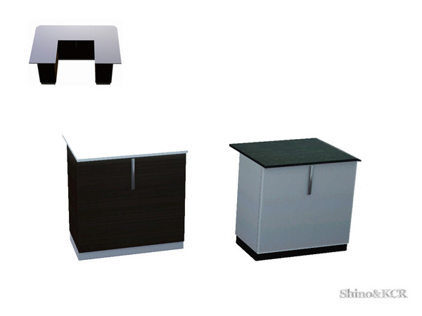 Sims 3 — Kitchen Alobi - IslandCounter by ShinoKCR — 