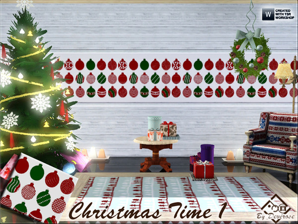 Sims 3 — Christmas Time 1 by Devirose — Base Game Compatible,no need EP-Happy Christmas!-Enjoy^^