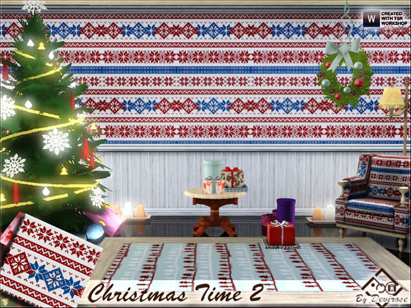 Sims 3 — Christmas Time 2 by Devirose — Ideal also for clothing!-Base Game Compatible,no need EP-Happy Christmas!-Enjoy^^