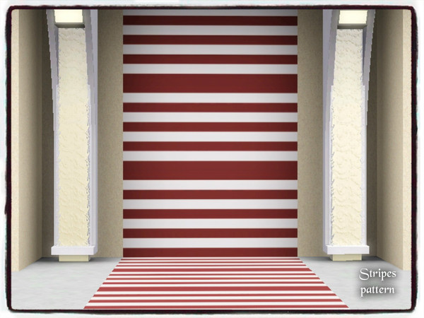 Sims 3 — Stripes Pattern (02) by Xodess — This pattern is part of my 'STRIPES MATERIAL SET', which only has two stripes