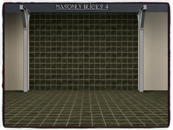 Sims 3 — Masonry Stone Bricks_PATTERN IIII by Xodess — This pattern is part of my 'MASONRY STONE BRICKS_PATTERN SET.'...