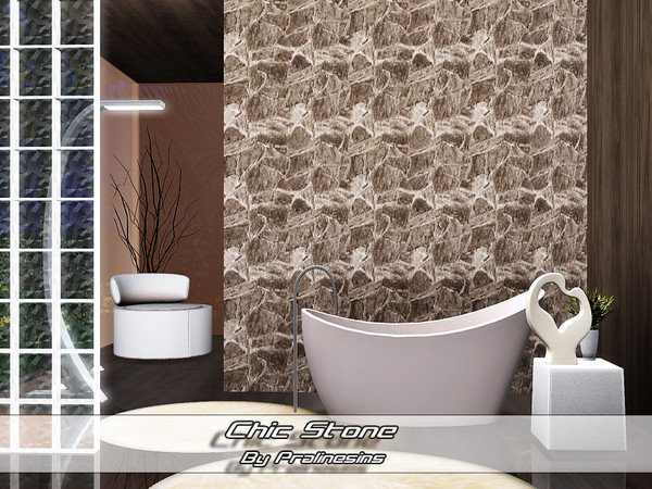 Sims 3 — Chic Stone by Pralinesims — By Pralinesims: Rock/Stone