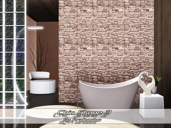 Sims 3 — Chic Stone 3 by Pralinesims — By Pralinesims: Rock/Stone