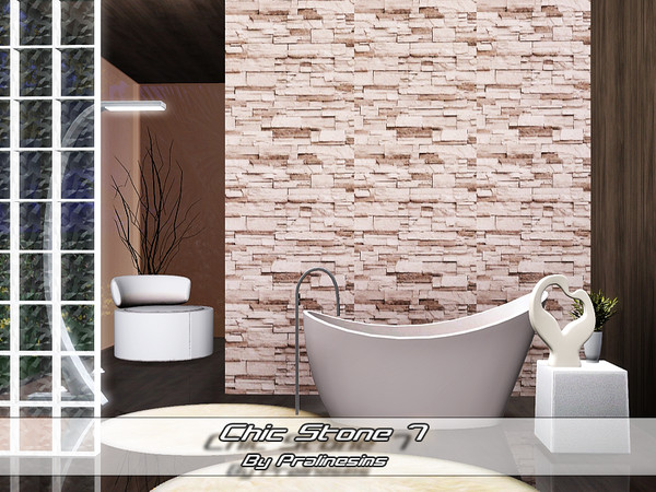 Sims 3 — Chic Stone 7 by Pralinesims — By Pralinesims: Rock/Stone