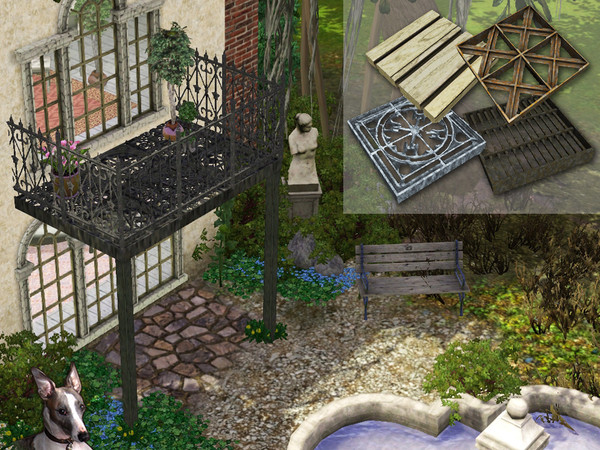 Sims 3 — See-through Floor Modifiers by Cyclonesue — These special floor meshes convert your floor tiles to fully