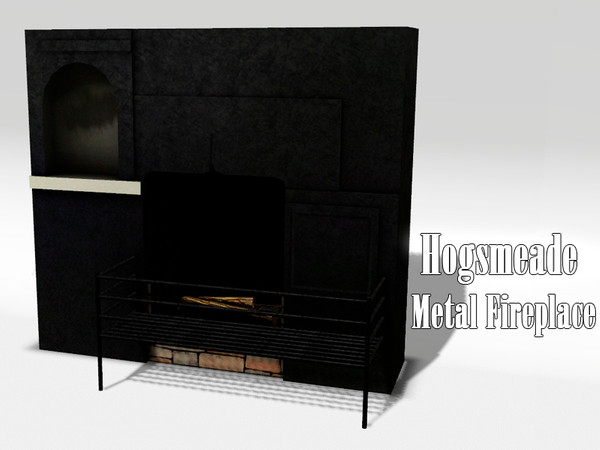 Sims 3 — Metal Fireplace Hogsmeade by Kiolometro — Piece of magic in the Sims. 21 items, most of decor. Can be used in