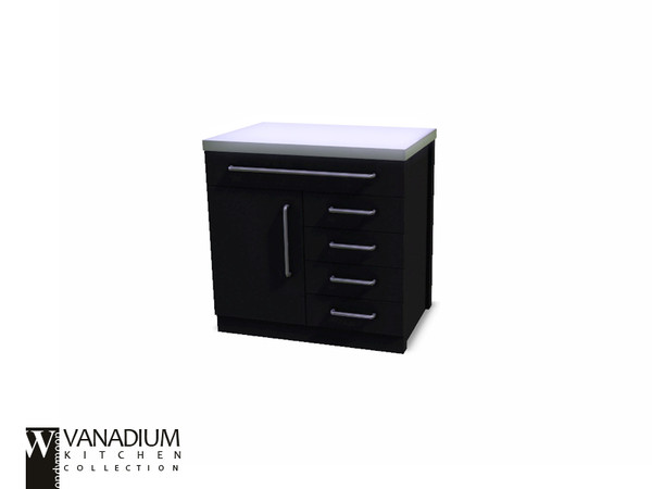Sims 3 — Vanadium Counter - V2 by wondymoon — - Vanadium Kitchen - Counter - V2 - Wondymoon@TSR - Jan'2014