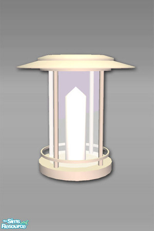 Sims 2 — Eon Post Lamp - Mesh by Shakeshaft — Part of a collection set of matching outdoor lighting, a Hanging Lamp, Wall