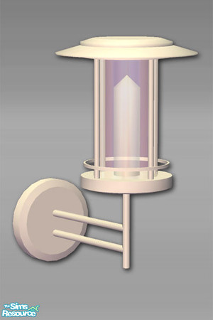 Sims 2 — Eon Wall Lamp - Mesh by Shakeshaft — Part of a collection set of matching outdoor lighting, a Hanging Lamp, Wall