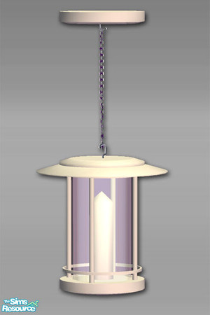 Sims 2 — Eon Hanging Lamp - Master Mesh by Shakeshaft — Part of a collection set of matching outdoor lighting, a Hanging