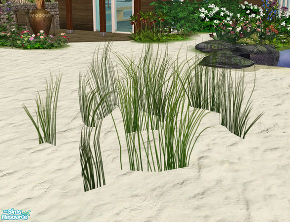 Sims 2 — Aloa Outdoorset - Grass #1 by Murano — Lowpoly grass to cover your meadows