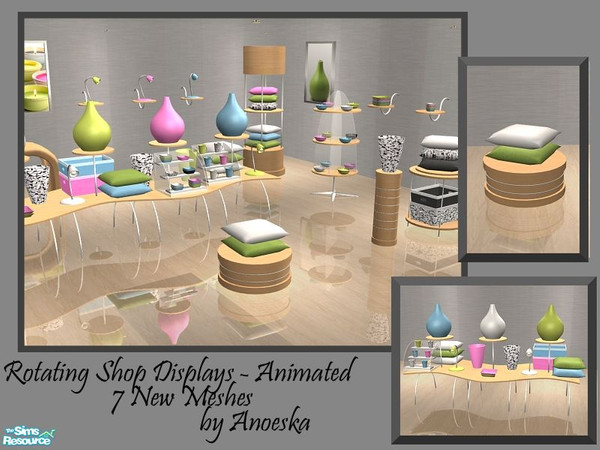 Sims 2 — Rotating Shop Displays - Collection file Community by AnoeskaB — This is the collection file of the Rotating