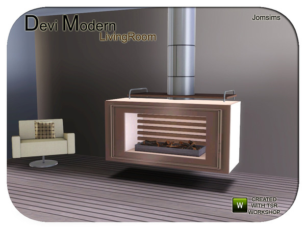 Sims 3 — DEVI fireplace  by jomsims — DEVI fireplace 