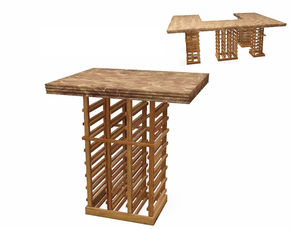 Sims 3 — Tokaj Island by Flovv — An absolutely unusual kitchen island.