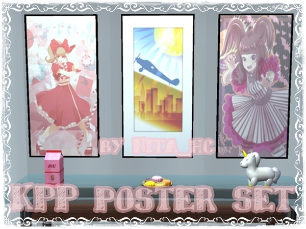 Sims 2 — KPP poster set 1 by Nita_hc — - 2 posters inspired by Kyary Pamyu Pamyu. By Nita_hc.