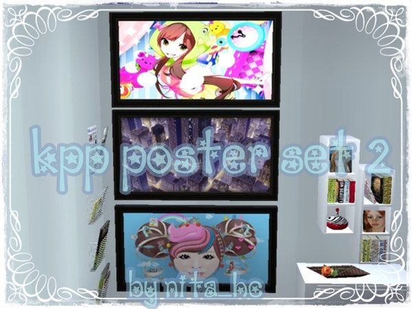 Sims 2 — KKP poster set 2 by Nita_hc — - 2 posters inspired by Kyary Pamyu Pamyu. By Nita_hc.