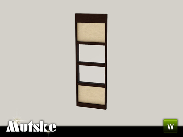 Sims 3 — Macau Window G 1x1 by Mutske — This window is part of the Macau Constructionset. 4 Recolorable parts. Made by