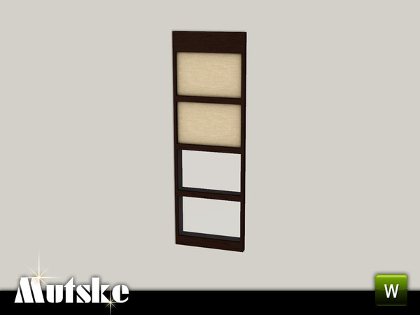 Sims 3 — Macau Window I 1x1 by Mutske — This window is part of the Macau Constructionset. 4 Recolorable parts. Made by
