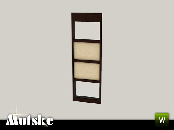Sims 3 — Macau Window M 1x1 by Mutske — This window is part of the Macau Constructionset. 4 Recolorable parts. Made by