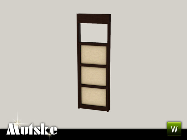 Sims 3 — Macau Door C 1x1 by Mutske — This door is part of the Macau Constructionset. 4 Recolorable parts. Made by