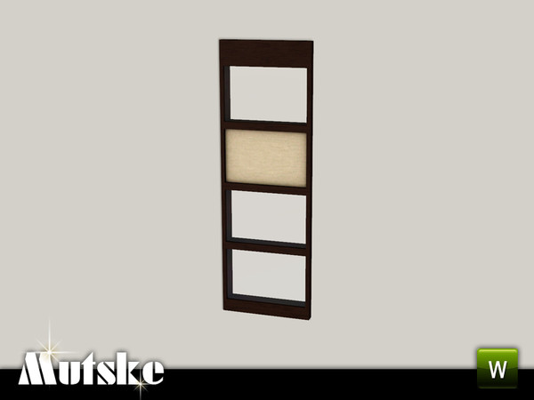 Sims 3 — Macau Window N 1x1 by Mutske — This window is part of the Macau Constructionset. 4 Recolorable parts. Made by