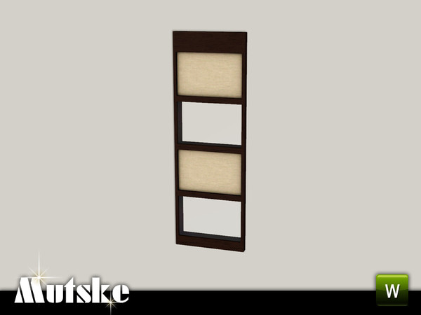 Sims 3 — Macau Window Q 1x1 by Mutske — This window is part of the Macau Constructionset. 4 Recolorable parts. Made by