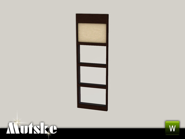 Sims 3 — Macau Window J 1x1 by Mutske — This window is part of the Macau Constructionset. 4 Recolorable parts. Made by