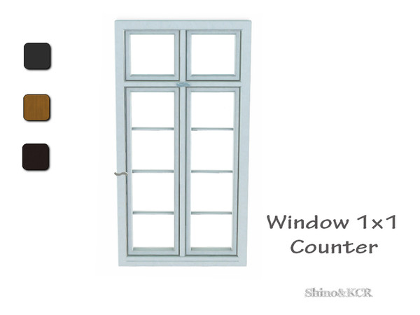 Sims 3 — Monaco Builtset - Window Counter 1x1 by ShinoKCR — 
