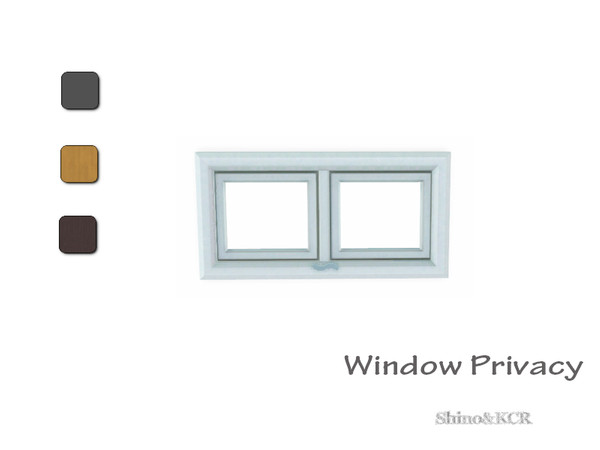 Sims 3 — Monaco Builtset - Window 1x1 Privacy by ShinoKCR — 