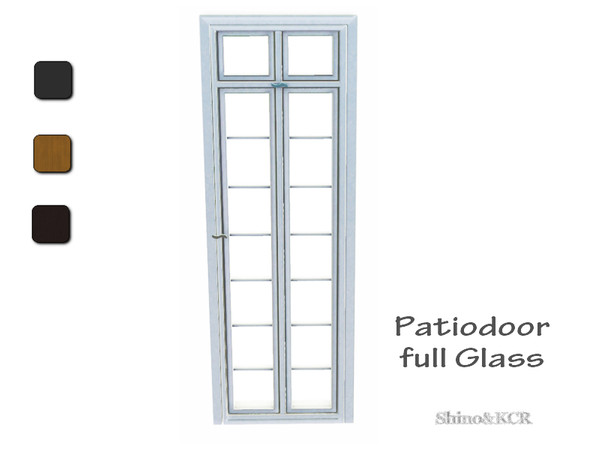 Sims 3 — Monaco Builtset - Door Patio with Glass by ShinoKCR — 