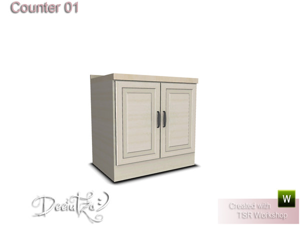 Sims 3 — Anais Kitchen Counter 01 by deeiutza — By deeiutza @ TSR