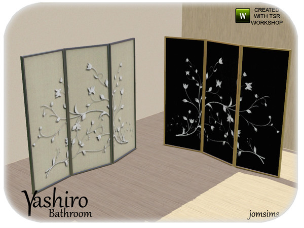 Sims 3 — yashiro folding screen by jomsims — yashiro folding screen