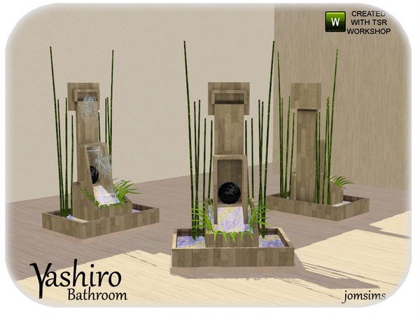 Sims 3 — yashiro asian inspiration fountain by jomsims — yashiro asian inspiration fountain